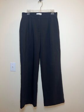 Abercrombie & Fitch Black Wide Leg Pants